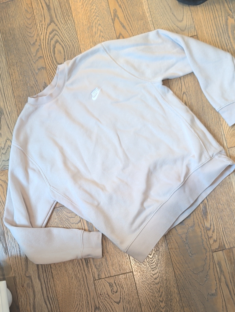 Nike Women’s Crewneck Sweatshirt in Light Beige